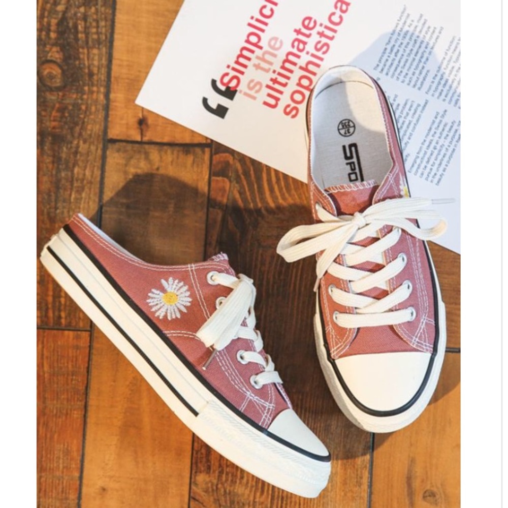 Daisy Mule Slip on Sneakers, Converse Style